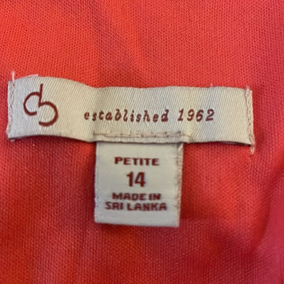 CB Established 1962 Lace Sleeveless Midi Dress Size 14 P EUC - Picture 17 of 17